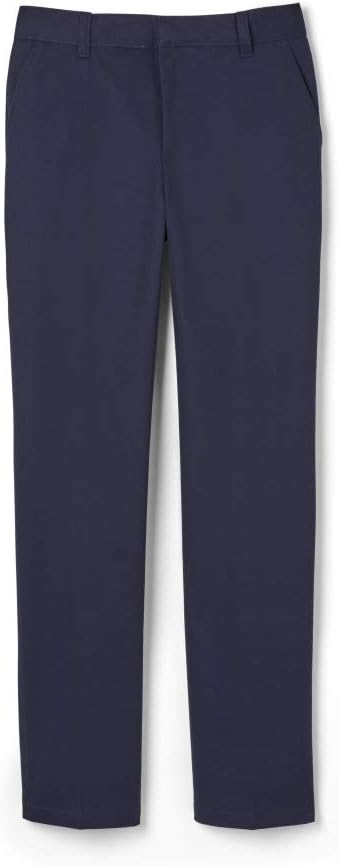 French Toast Boys’ Adjustable Waist Relaxed Fit Twill Pant (Standard, Slim & Husky)