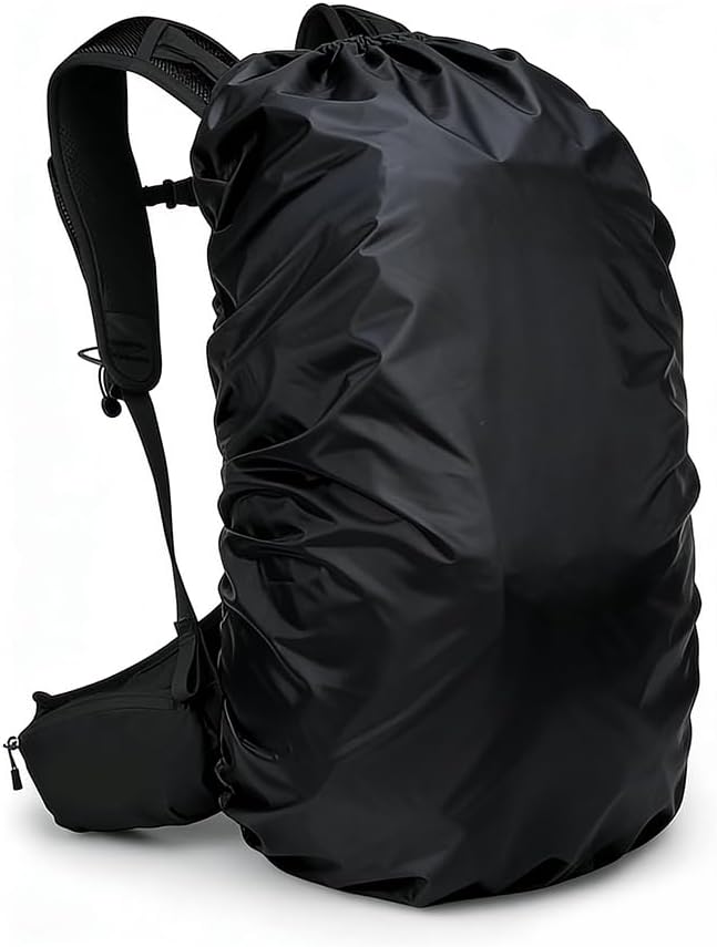 Waterproof Backpack Rain Cover, Bag Pouch with 10000mm Waterproof Level for 35L-40L Backpack, Antislip Cross Buckle Strap, Ultralight Compact Portable, for Hiking, Camping, Traveling