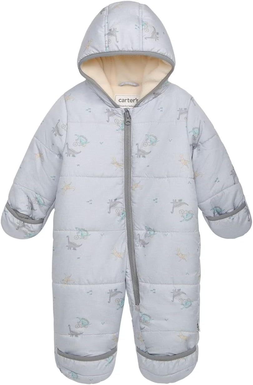 Carter’s Unisex Insulated One-Piece Snowsuit Bunting Pram