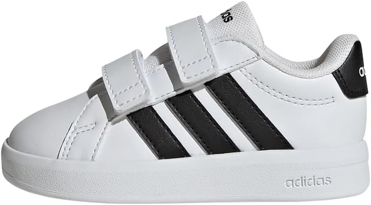 adidas Unisex-Baby Grand Court 3.0 Cf I, White/Black, 7.5