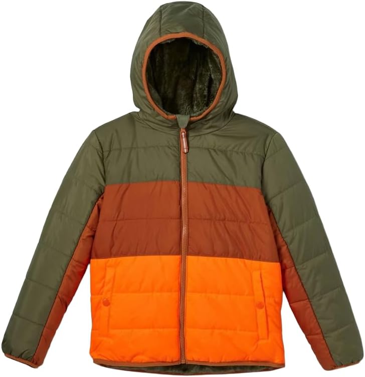 Cat & Jack Boys’ Reversible Puffer Jacket –