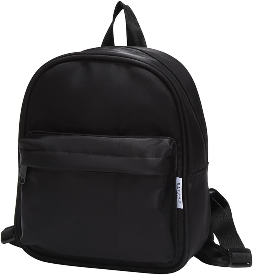 BIGHAS Lightweight Toddler Kids Backpack with Chest Strap For Boys and Girls, Preschool Kindergarten 3-6 Years Old 30 Colors (Black)