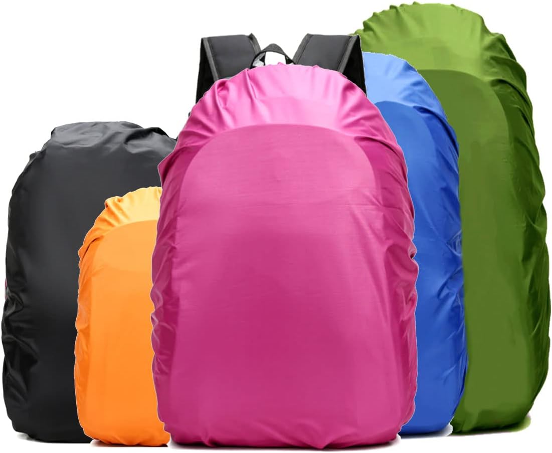 Frelaxy Waterproof Backpack Rain Cover, 10000mm Waterproof Level, Upgraded Ultra-Strong Multilayer Structure, Antislip Cross Buckle Strap, Ultralight Compact Portable, for Hiking, Camping, Traveling