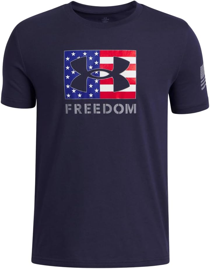Under Armour Kids Freedom Big Logo Short Sleeve T-Shirt (Big Kid)