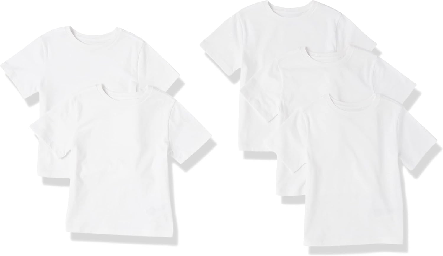 Amazon Essentials Boys and Toddlers’ Short Sleeve Tee Shirts, Cotton Jersey