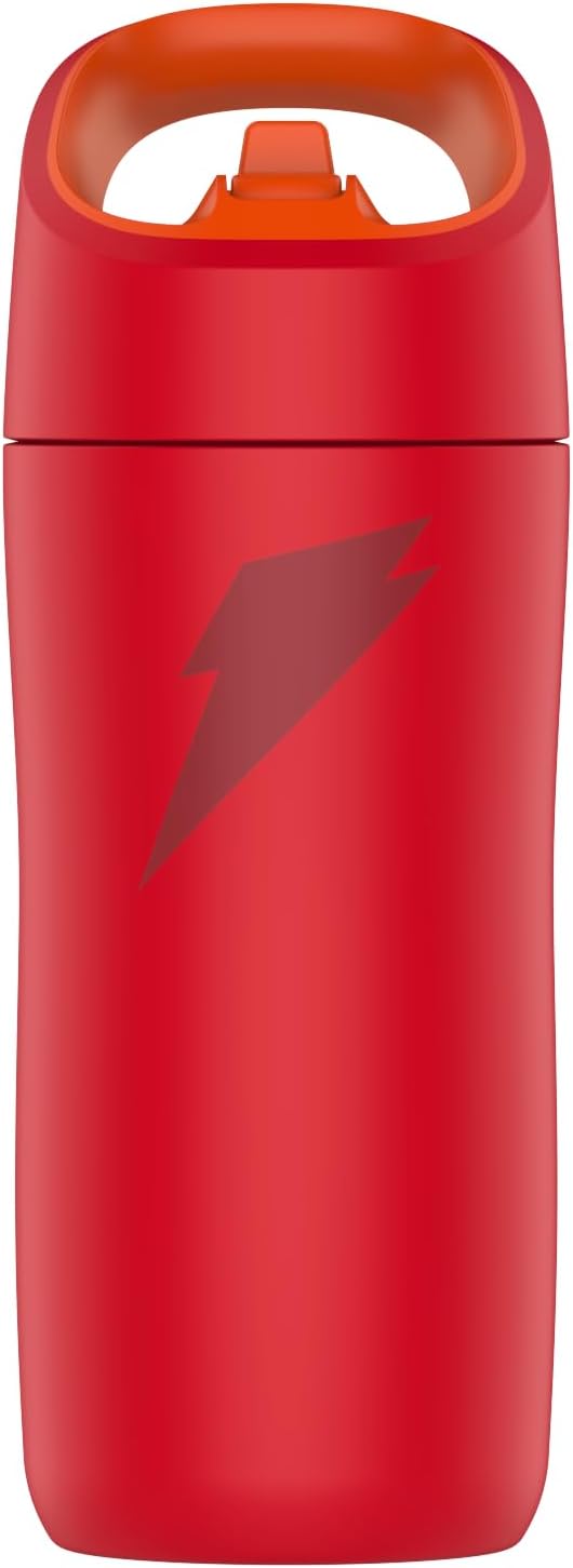 Gatorade Kids’ Rookie Metal Water Bottle, 12oz, Stainless Steel Bottle, Double-Wall Insulation, Vacuum Insulated, Thermo Mug