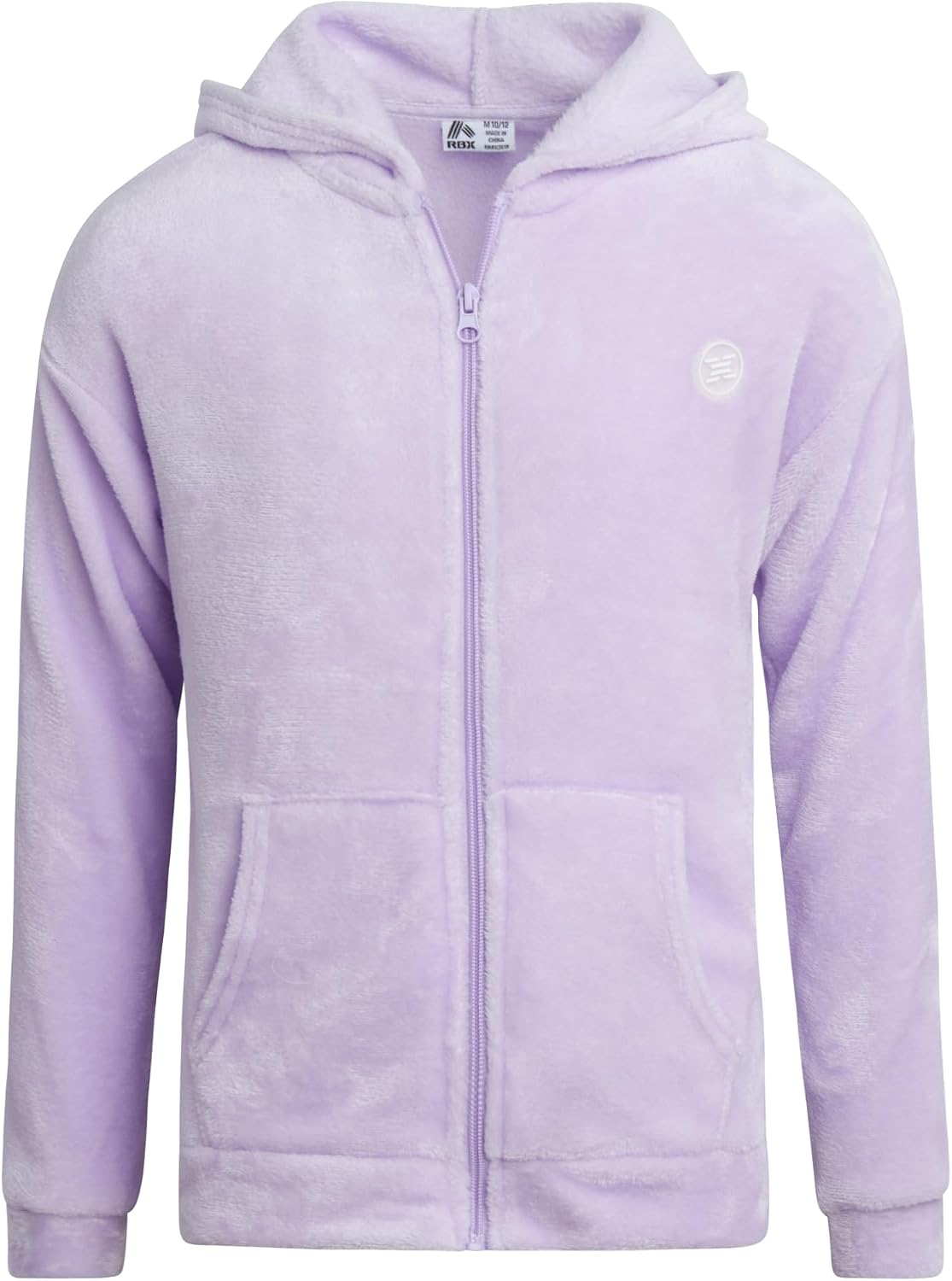 RBX Girls Sweatshirt – Lightweight Sherpa Fleece Zip Up Hoodie Sweatshirt Kids Hoodies for Teen Girls with Pockets (7-16)