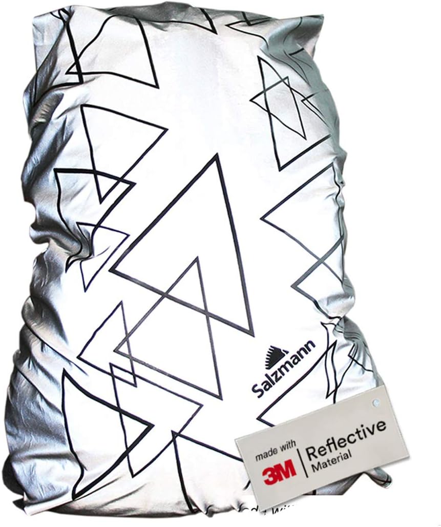Salzmann Reflective Backpack Cover – High-Vis, Waterproof & Weatherproof – Made with 3M Scotchlite