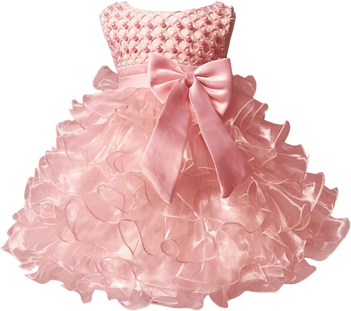 Jup’Elle Baby Girl Dresses Ruffle Lace Pageant Party Wedding Flower Girl Dress