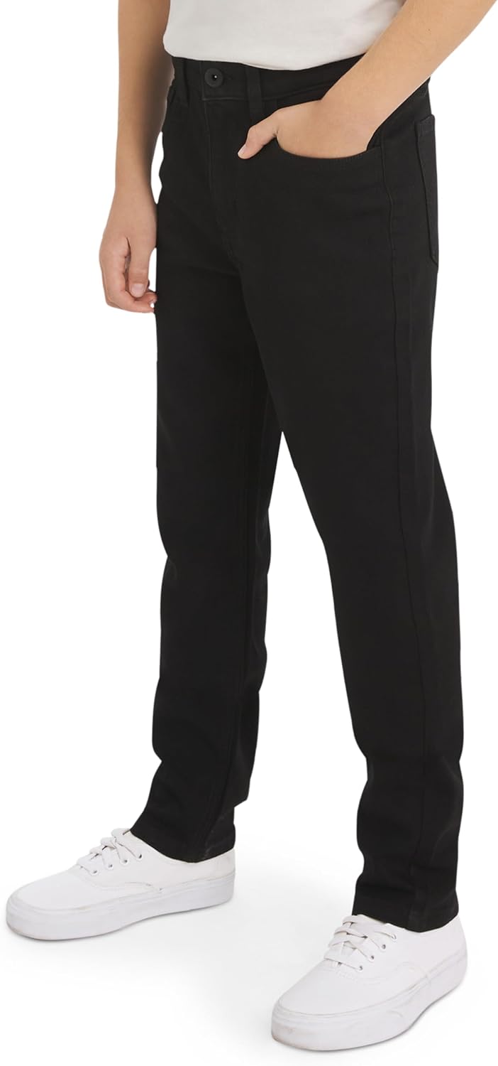 Weatherproof Vintage Boys’ 5 Pocket Slim Fit Stretch Waist Denim Jeans