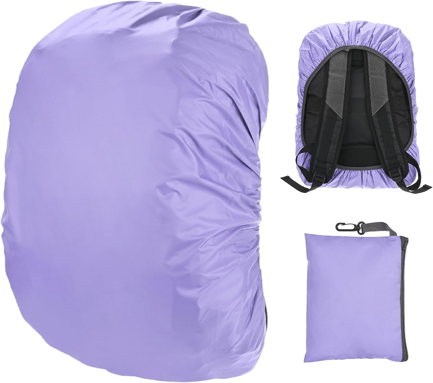 M METERXITY Waterproof Backpack Rain Cover, Waterproof Backpack Cover, Bag Rain Cover with A Carry Pouch for Hiking/Biking/Camping/Outdoor Traveling