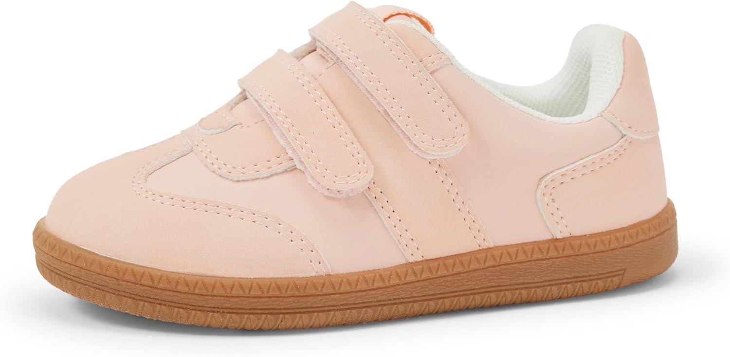 Amazon Essentials x Sofia Grainge Unisex Kids and Toddlers’ Hook and Loop Sneakers with Rubber Sole
