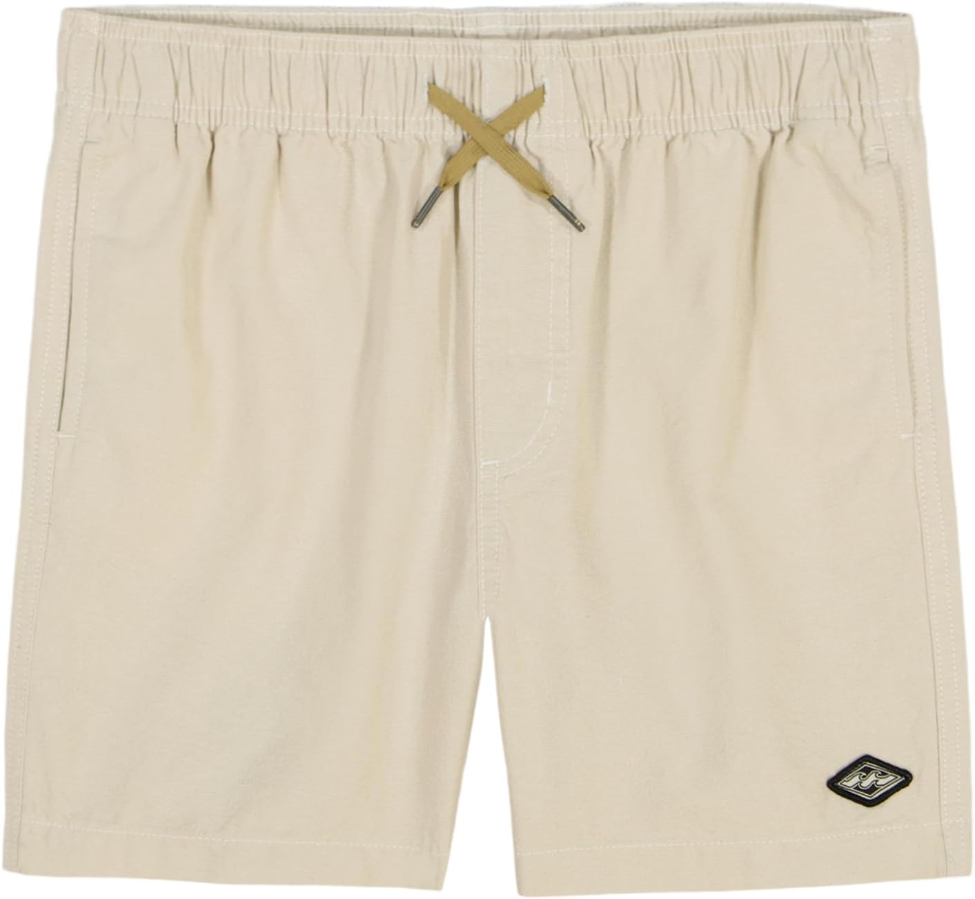 Billabong Boys’ Larry Layback Elastic Waist Shorts, 100% Cotton Pull-on with Drawcord & Pockets
