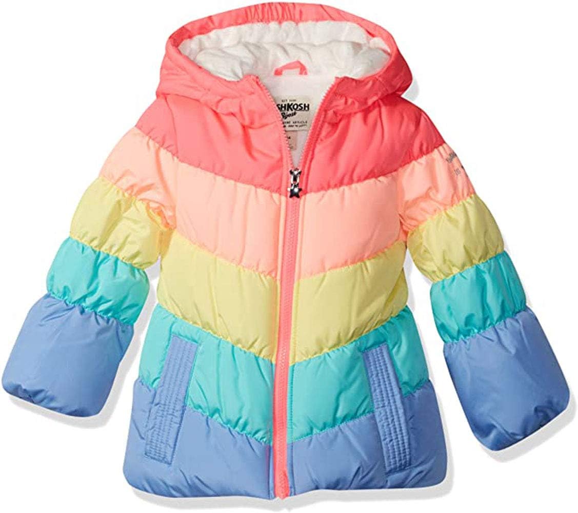 OshKosh B’Gosh Girls’ Perfect Colorblocked Heavyweight Jacket Coat