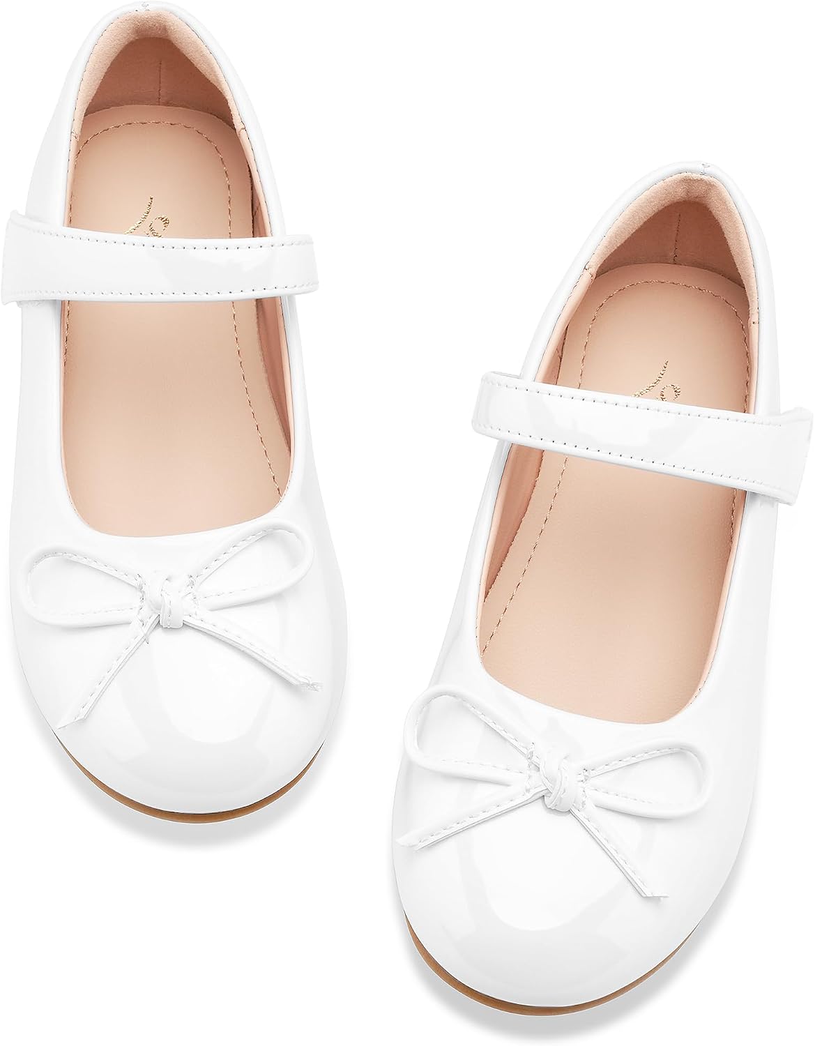 Stelle Girls Dress Shoes Toddler Flower Wedding Party Shoes Mary Jane School Flats(Toddler/Little Kids/Big Kids)