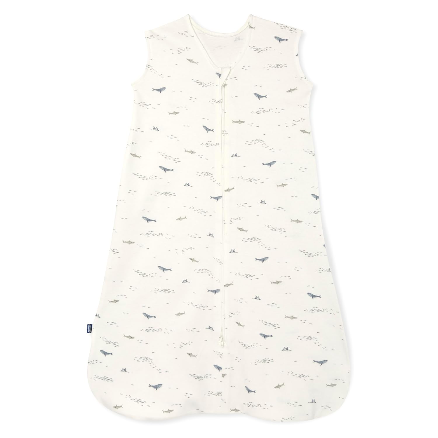 HALO SleepSack, 100% Cotton Wearable Blanket, Swaddle Transition Sleeping Bag, TOG 0.5, Ocean Life, Small, 0-6 Months