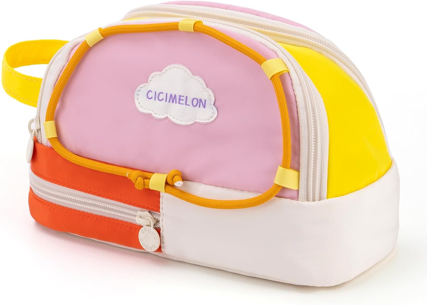 CICIMELON Large Capacity Pencil Case, Cute Aesthetic Pencil Pouch with 3 Compartments, Big Pencil Bag Organizer for School Supplies, Pen Holder for Kids, Girls, Boys, Students