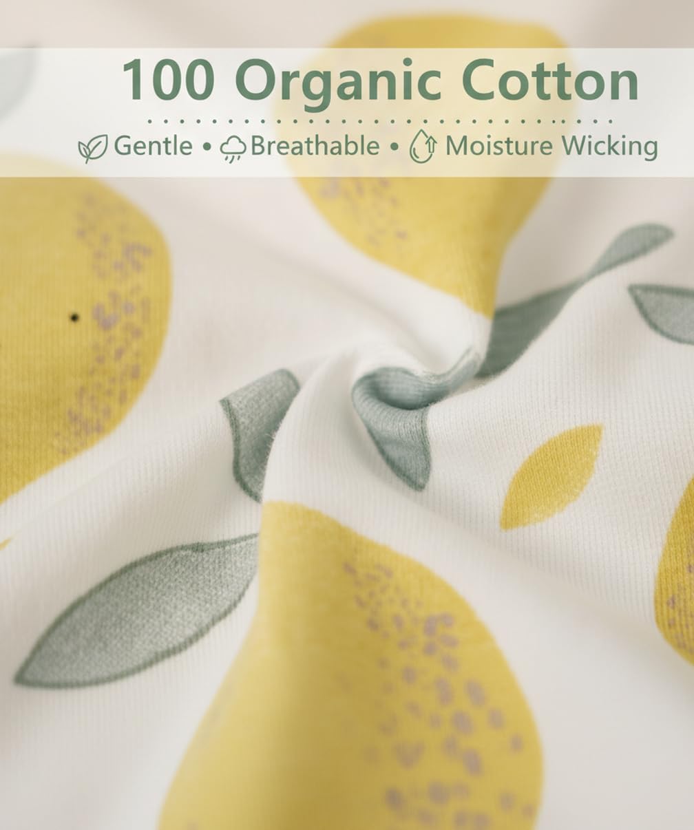 Baby Rompers 100% Organic Cotton 0-12 Months Boy&Girl Summer Clothes Short Sleeve Newbron Outfits Soft Everyday 3PC