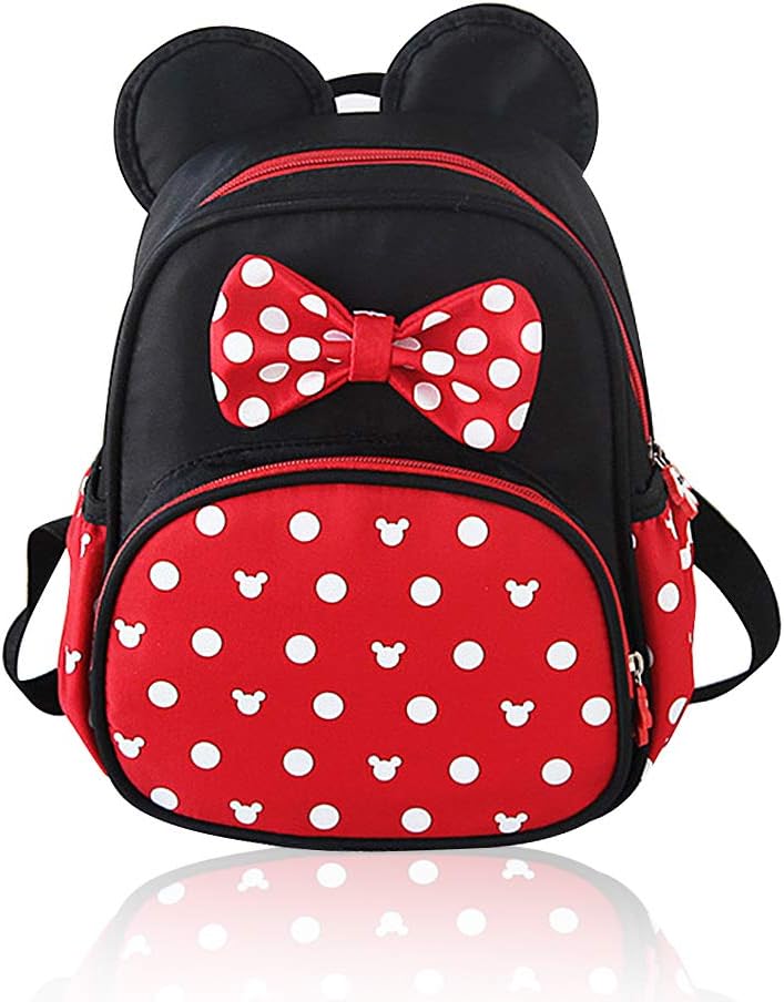 Mini Backpack for Girls Toddler Bookbag Small Cute Kids Backpacks for Toddler Backpack Baby Daycare Bag Little Girl Backpacks Child Kindergarten Book Bags Mouse Toys Travel Accessories