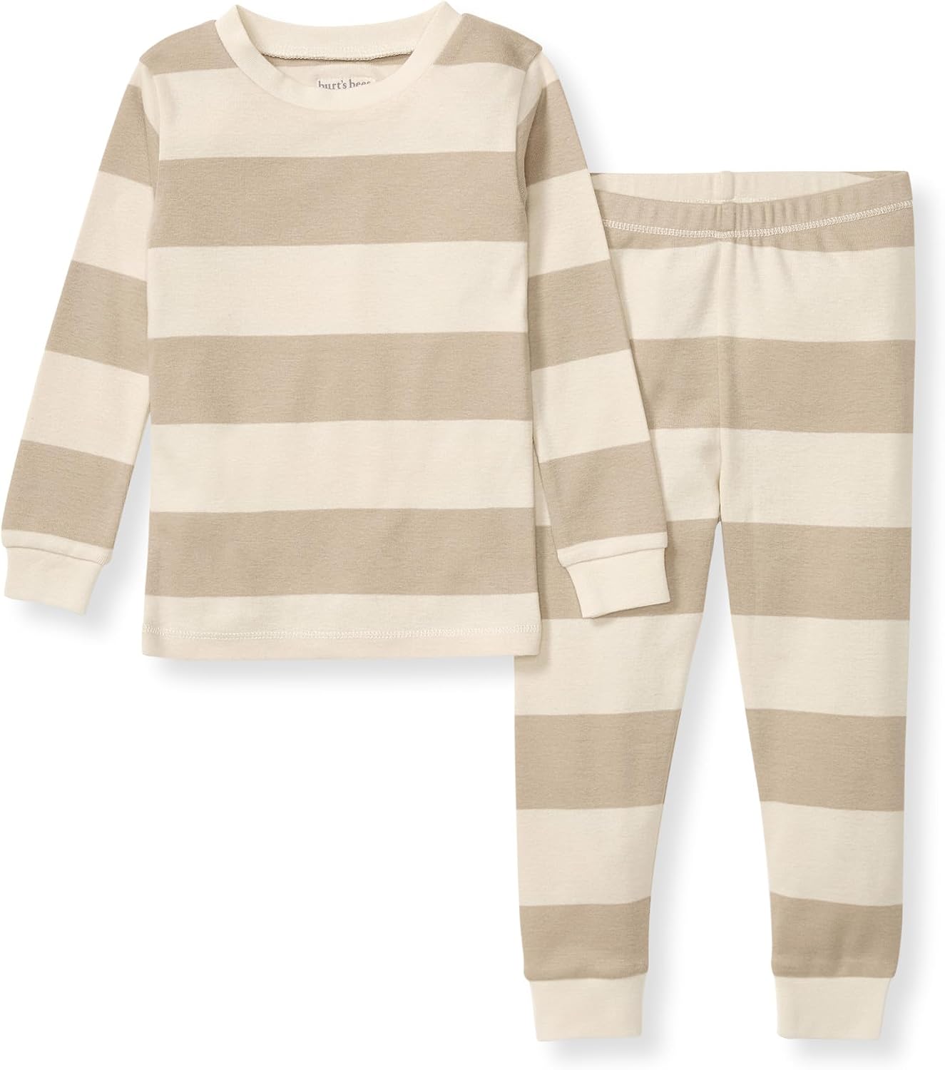 Burt’s Bees Baby Organic Cotton Pajamas for Boys, 100% Cotton Pajama Set for Toddlers and Kids, Soft and Stretchable Fabric