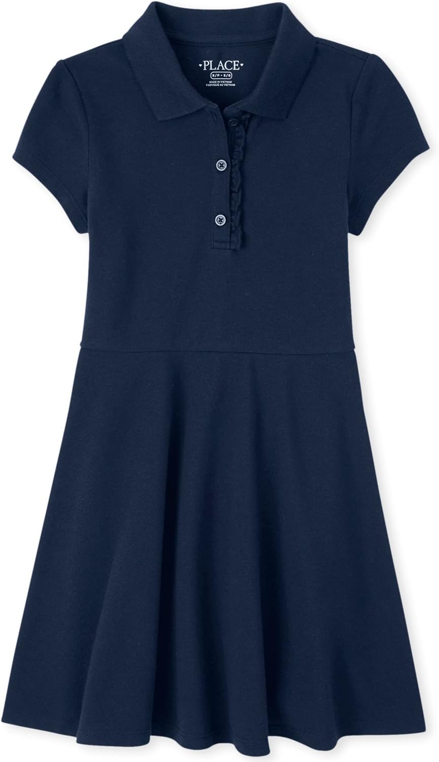 The Children’s Place Girls’ Pique Polo Dress