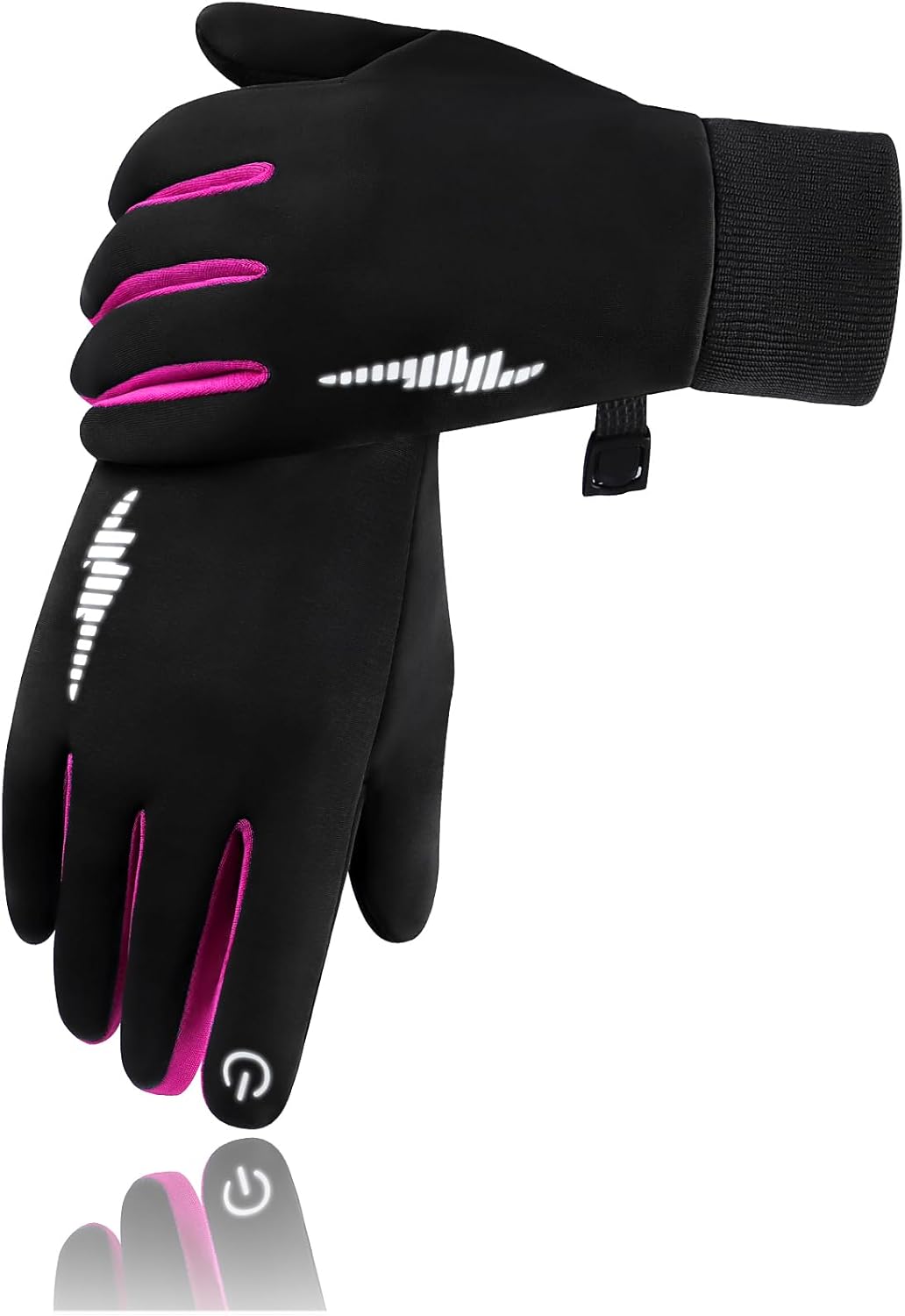 Duoyeree Kids Winter Gloves Warm Touchscreen Windproof Water Resistant Soft Lining Cycling Skiing Gloves for Boys Girls