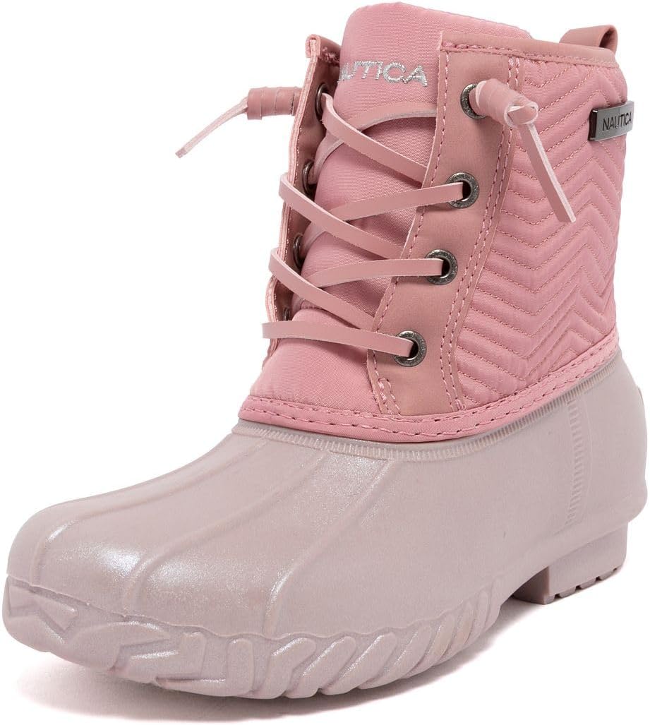 Nautica Girls’ Waterproof Insulated Snow Boots