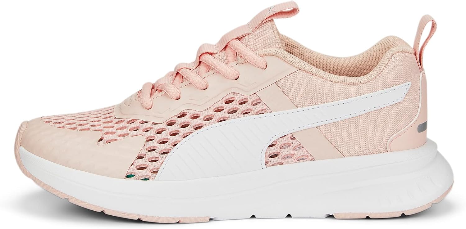 PUMA Kids Girls Evolve Run Mesh Lace Up Sneakers Shoes Casual