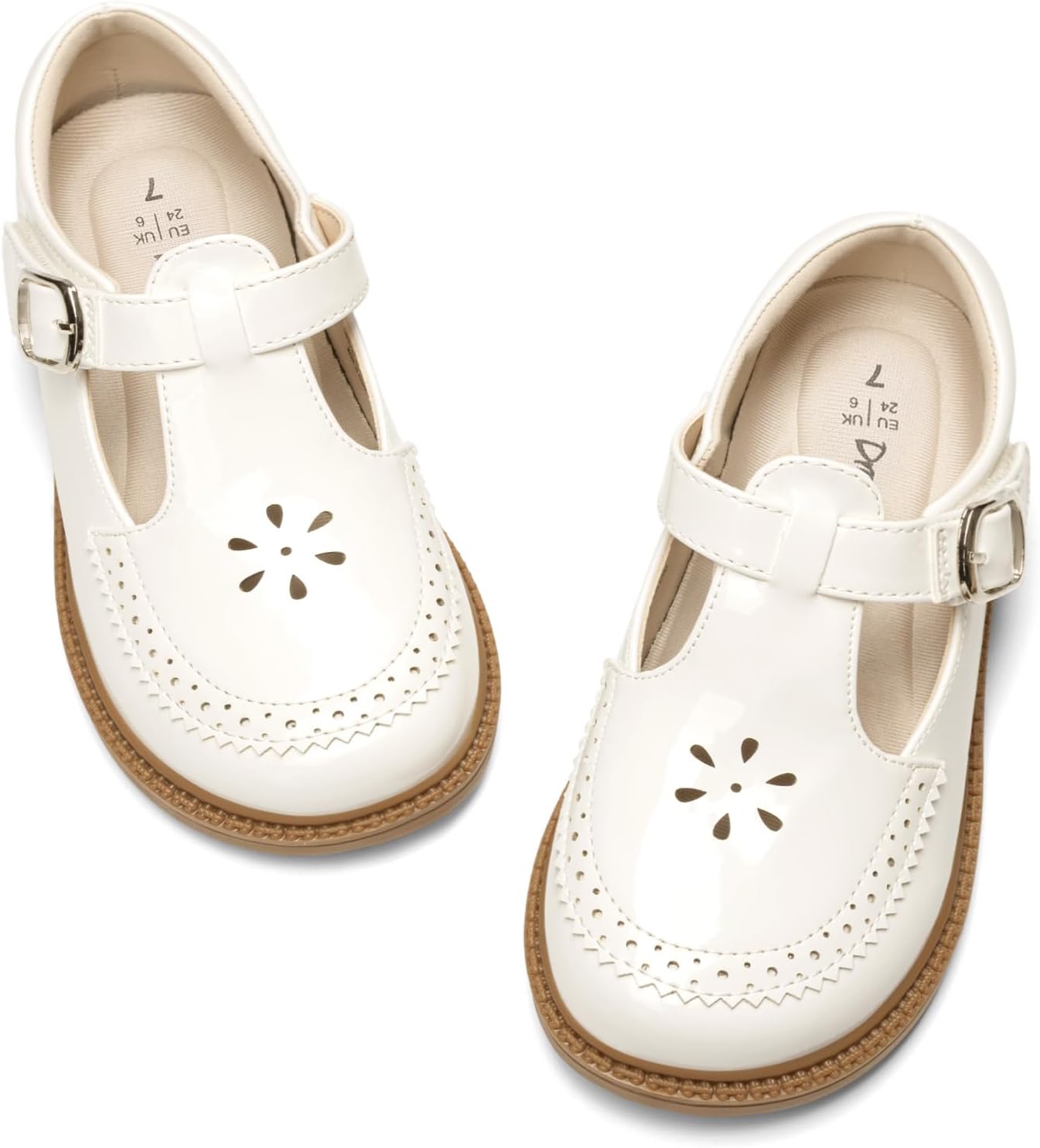DREAM PAIRS Toddler Little Girl’s Mary Jane Dress Shoes – Ballet Flats for Girl School Uniform Shoes