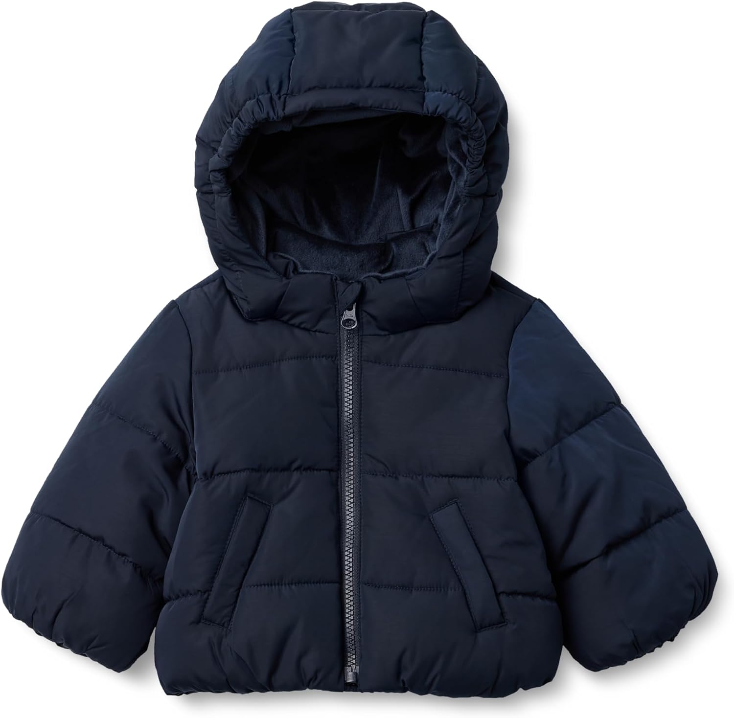 Amazon Essentials x Sofia Grainge Babies, Toddlers, and Boys’ Water-Resistant Hooded Puffer Jacket