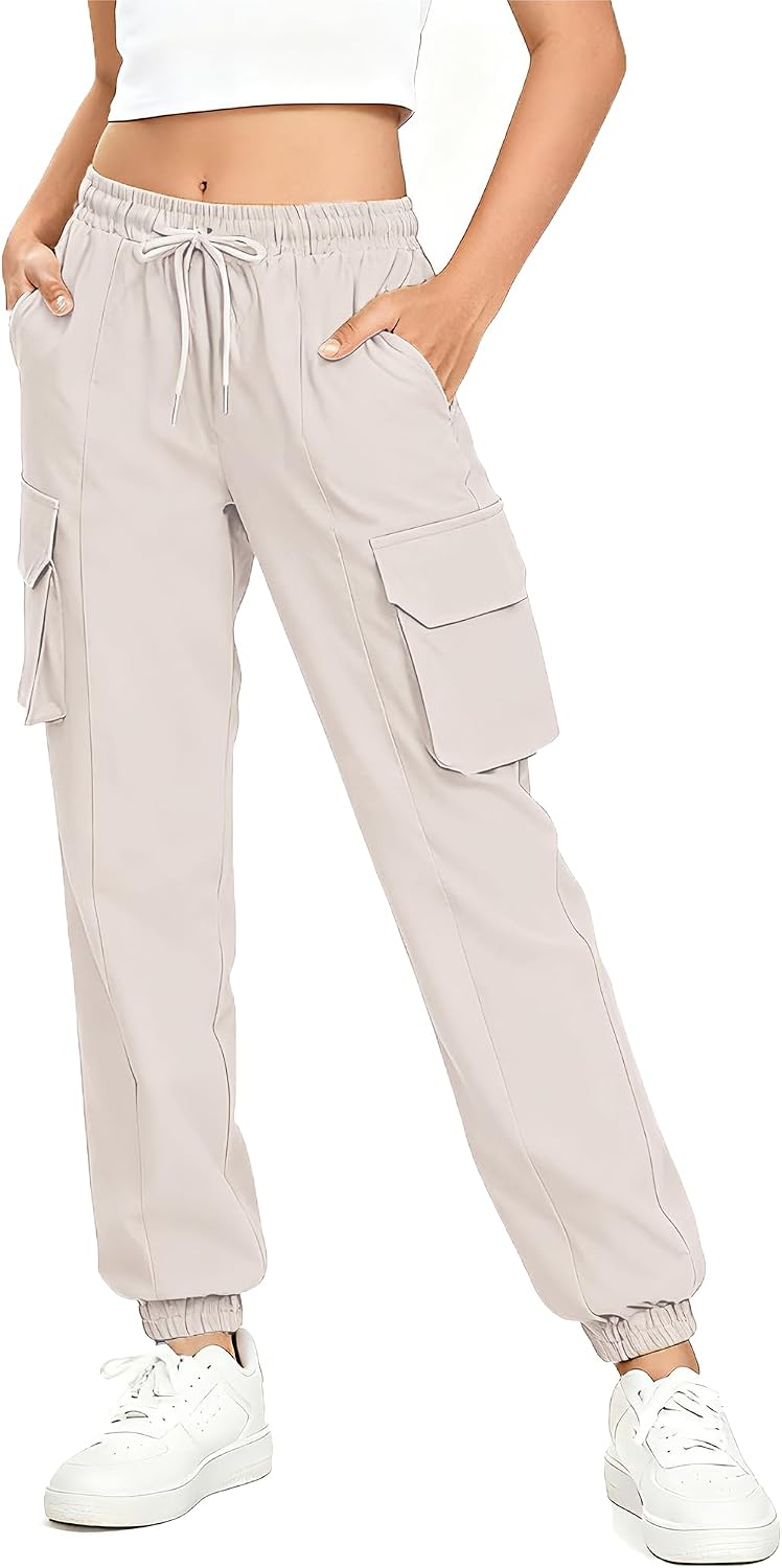 Girls Cargo Pants Waterproof Joggers Hiking Pants for Girls Teen Clothes Size 7-14 Years