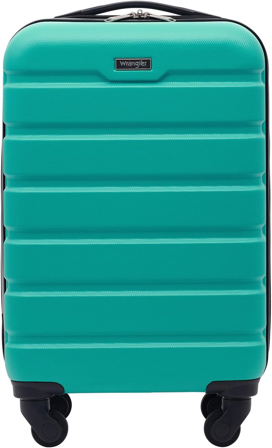 Wrangler 22″ Hardside Spinner Carry-On Luggage, Teal