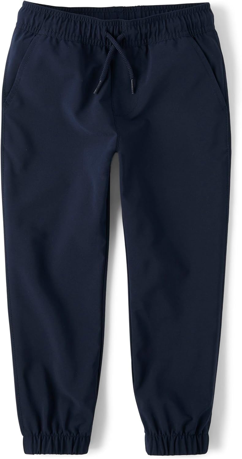 The Children’s Place Boys’ Quick Dry Pull on Jogger Pants