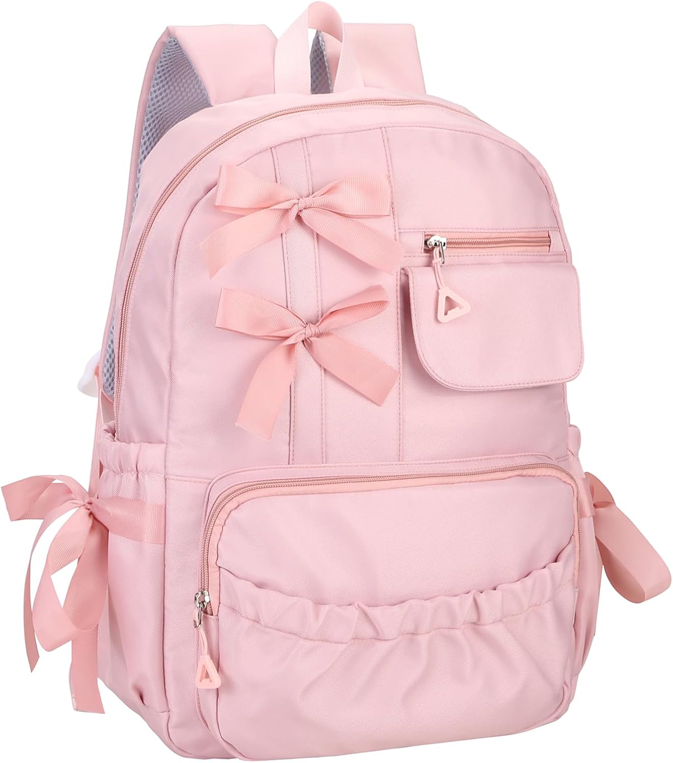 Phaoullzon Girls Backpack with Bow for School Kids Coquette Bookbag Kawaii Dance Bag