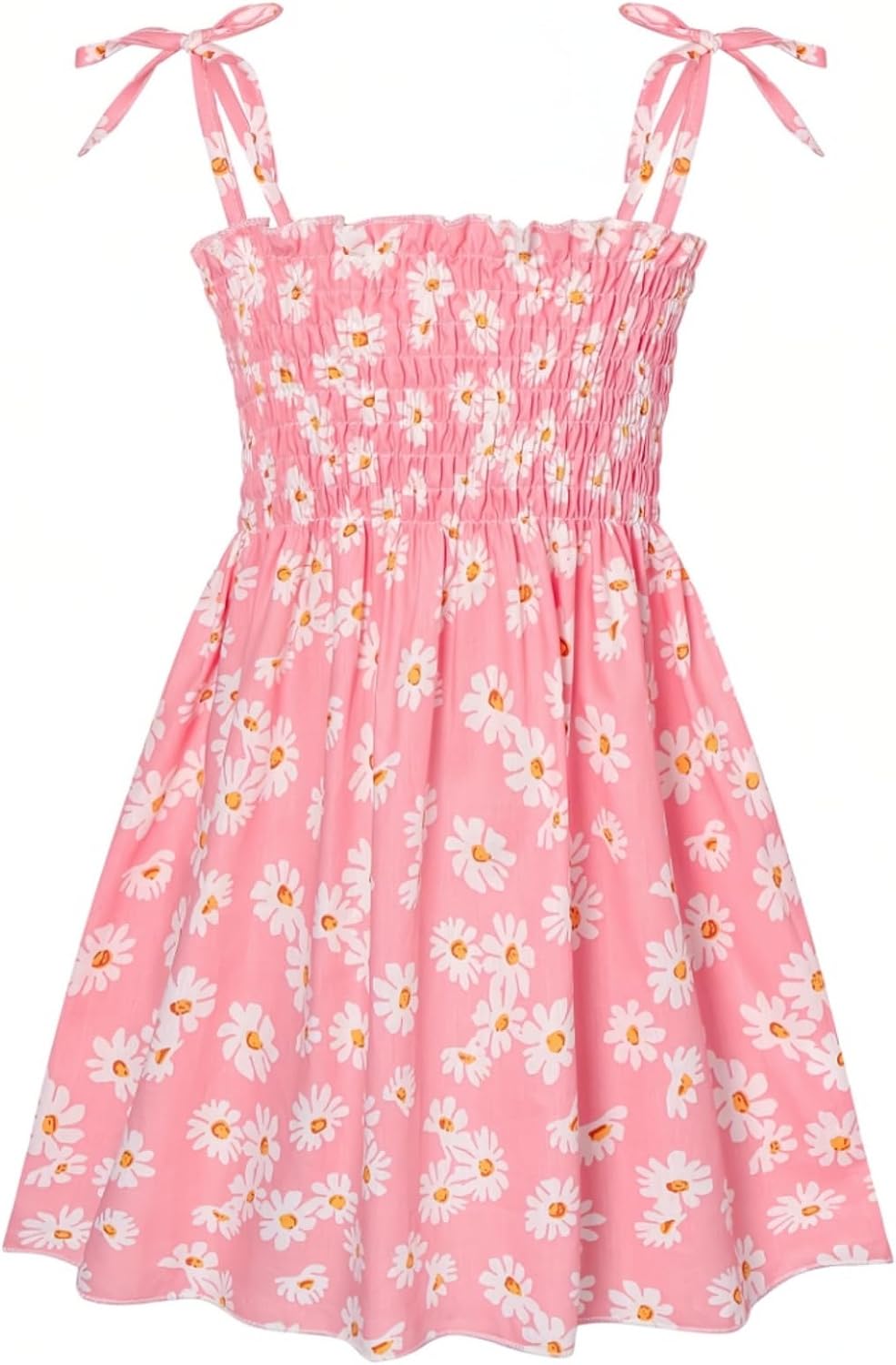 Girls Dresses, Toddler Dress, Little Toddler Girls’ Flower Summer Strap Dresses,Backless Cute Floral Sundress for Kids