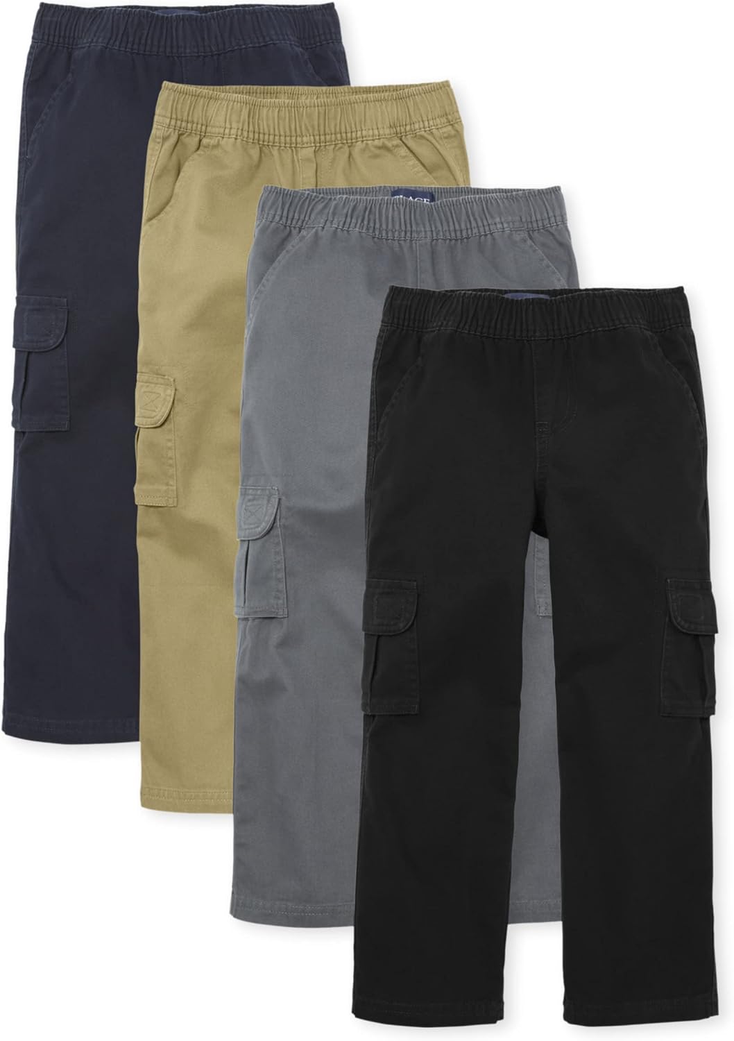 The Children’s Place Boys’ Pull on Cargo Pants, Multipacks
