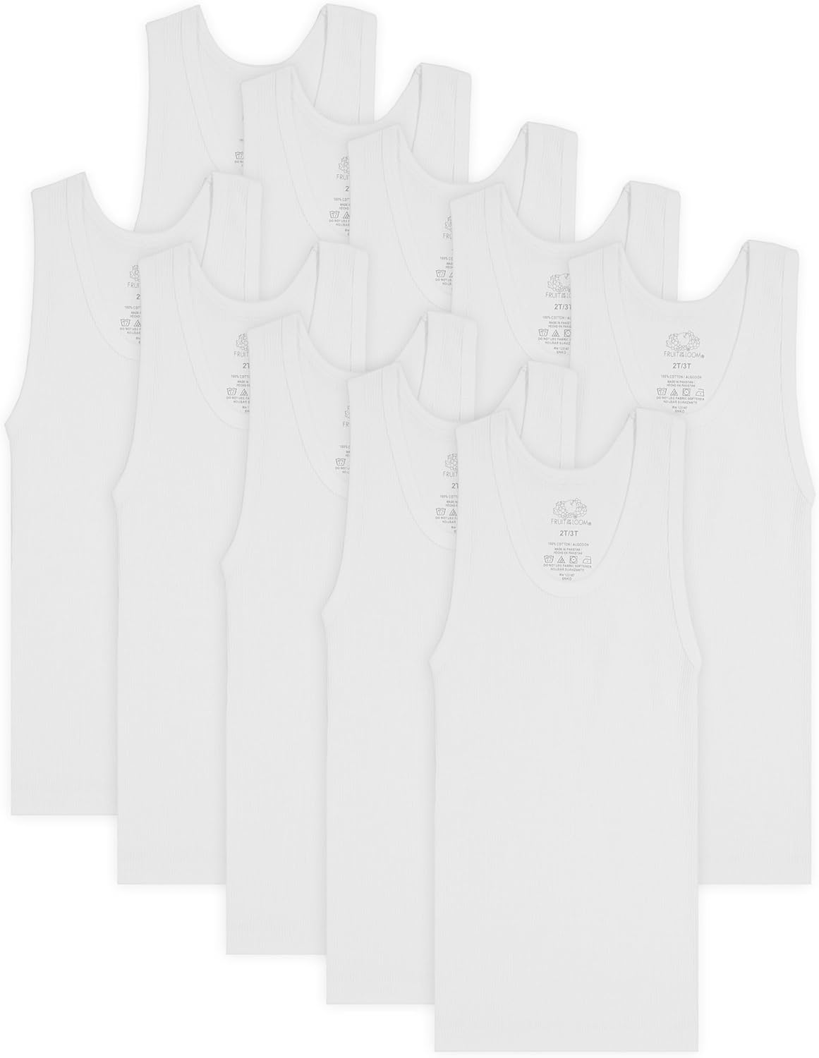 Fruit of The Loom Boys’ Eversoft Cotton Undershirts, T Shirts & Tank Tops
