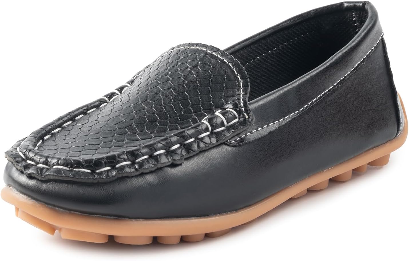 Boys Girls Loafers Dress Flats Slip-On Oxford Casual Moccasins School Walking Boat Shoes(Toddler/Little Kid/Big Kid)