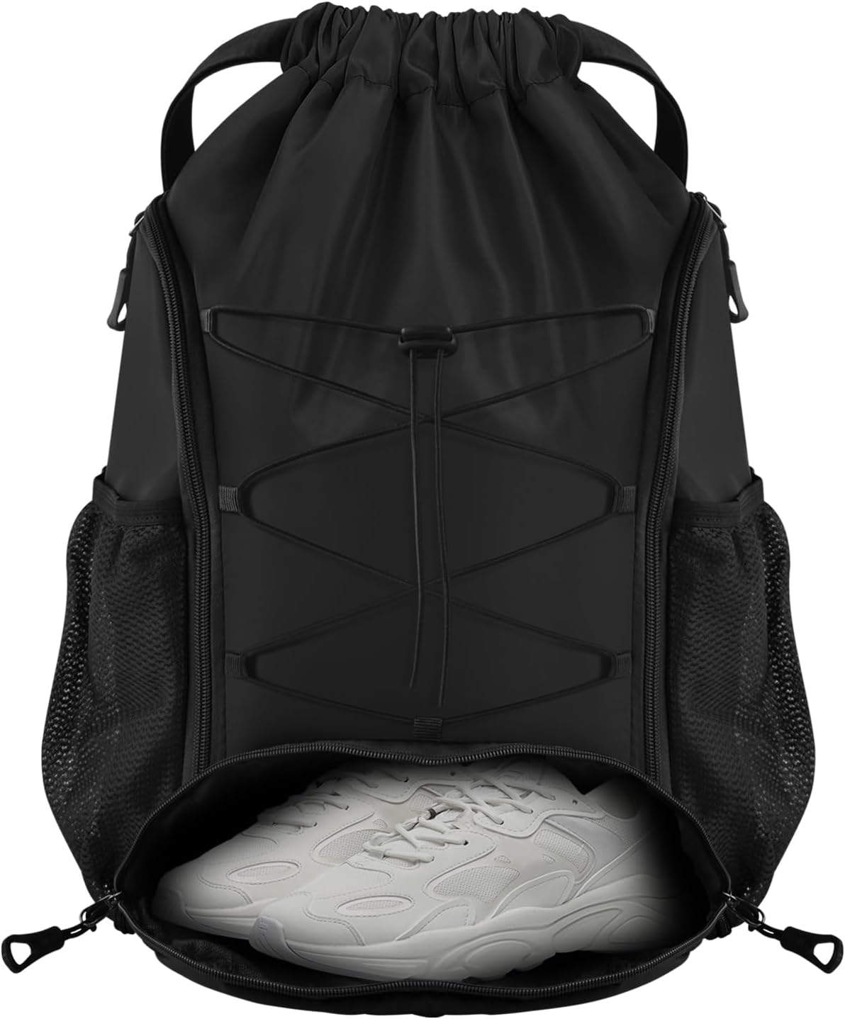 BROTOU Soccer Bags, Football Backpack, Volleyball Bag, Drawstring Soccer Backpack with Ball and Shoe Compartment