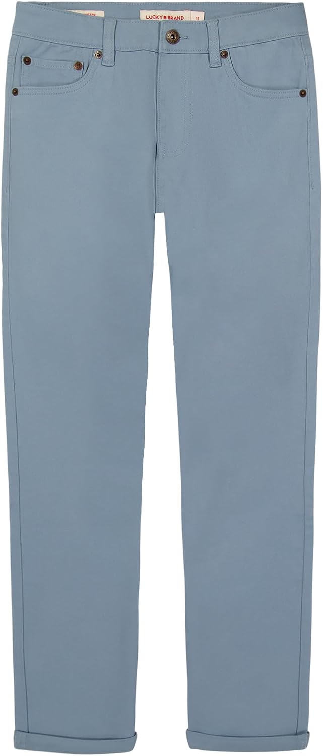 Lucky Brand Boys’ Skinny Fit Stretch Twill Pants
