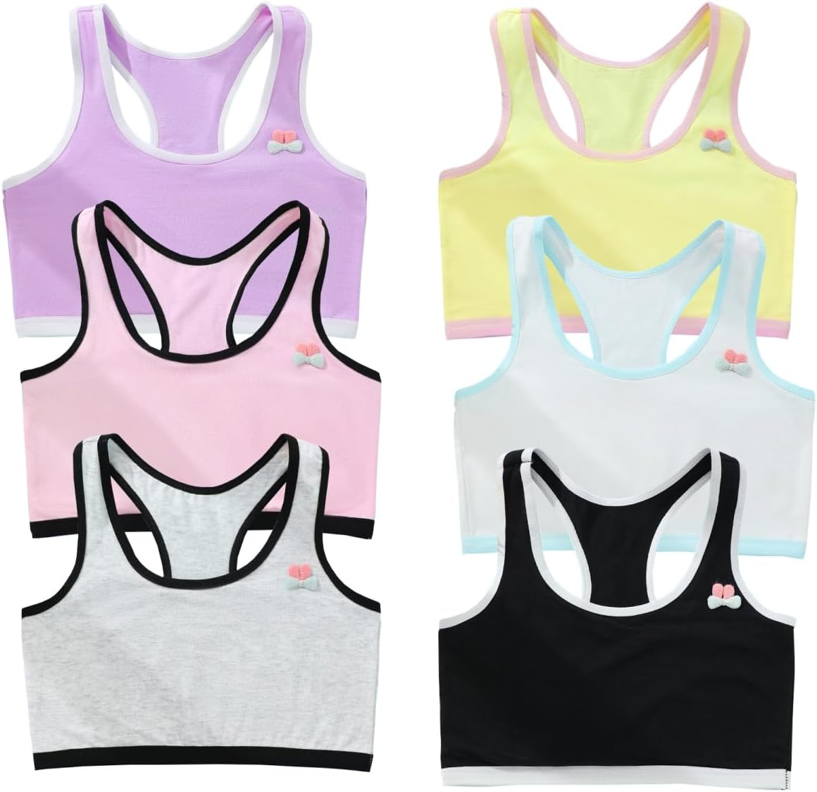 Cotton Training Bras for Girls Big Girls’ Sports Bra Yoga Bra for Teens Comfort Dance Crop Top