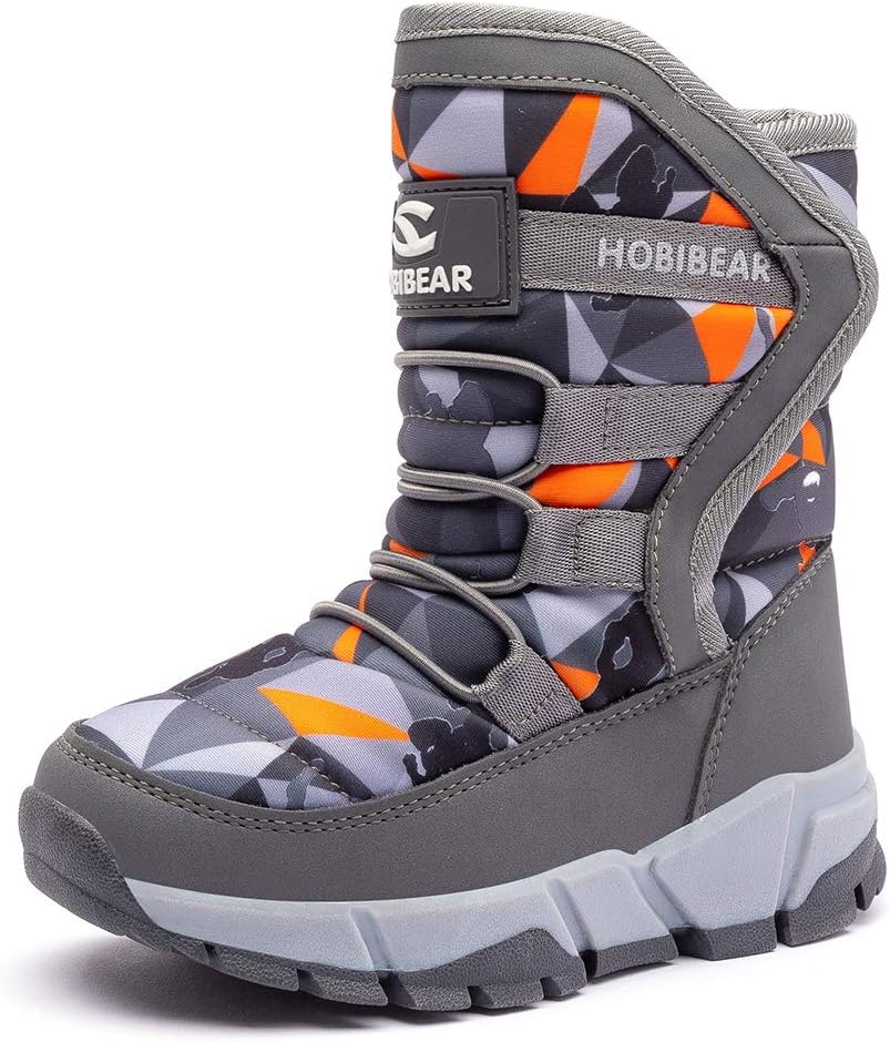 Boys Snow Boots Outdoor Waterproof Winter Kids Shoes