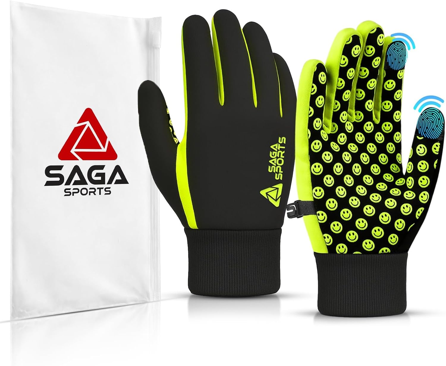 Kids Winter Gloves – Warm Cold Weather Gloves for Boys & Girls – Touchscreen Compatible for Snow, Ski, Cycling