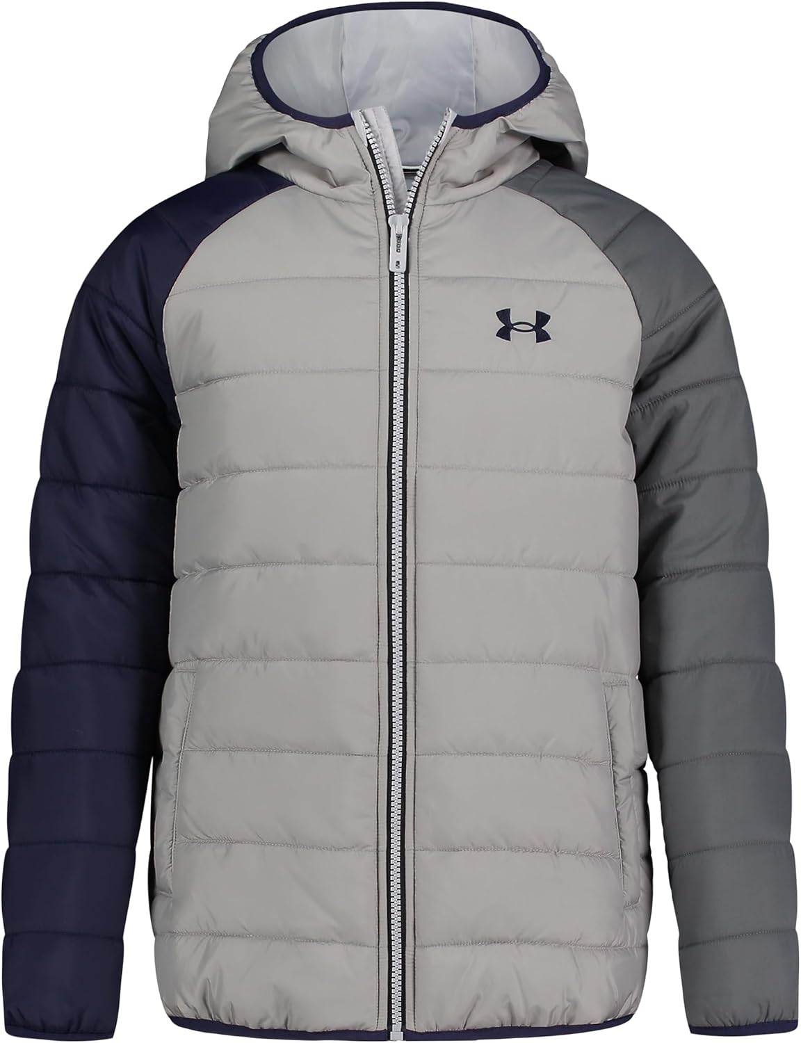 Under Armour Boys Tuckerman Hooded Puffer Jacket, Windproof & Water Repellent