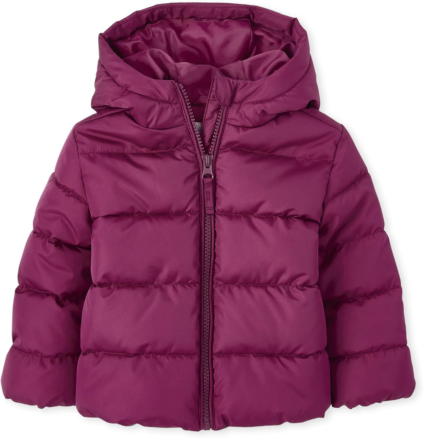 The Children’s Place Baby and Toddler Girls’ Medium Weight Wind-Resistant, Water-Resistant Puffer Jacket