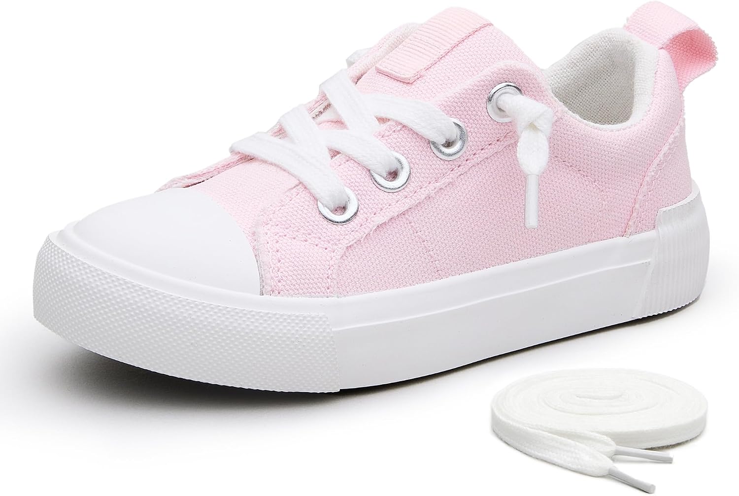Weestep Toddler Canvas Sneakers Slip On Lightweight Shoes for Kids Boys and Girls