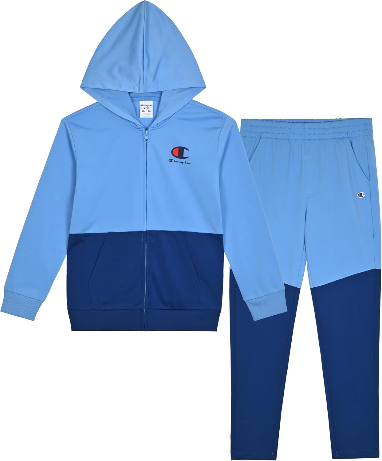 Champion Boys Jogger Set Fleece Hoodie and Sweatpants Tracksuit