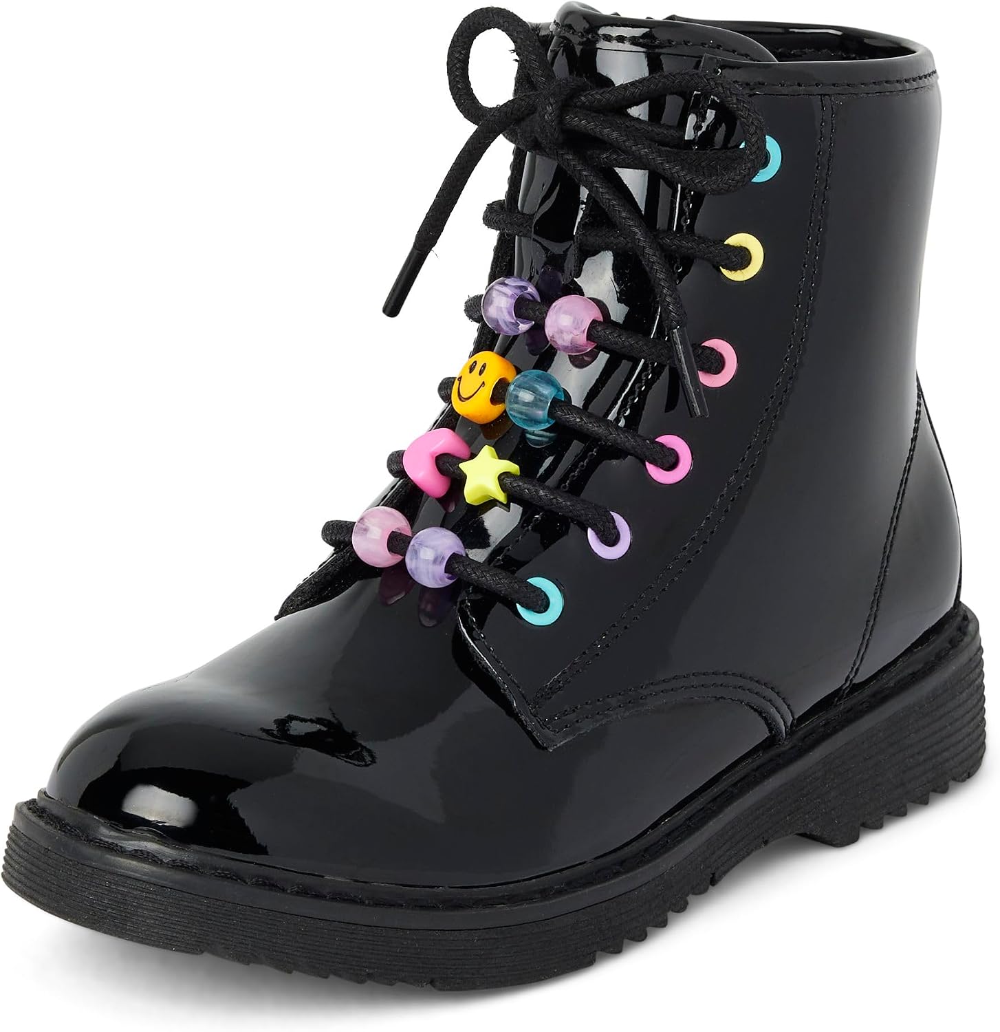 The Children’s Place Girls’ Girls Lace Up Combat Boots