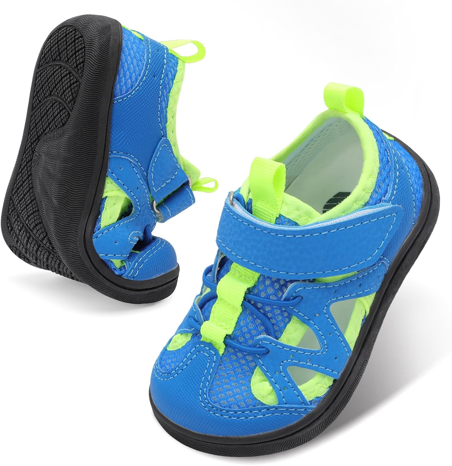 BARERUN Toddler Sandals Barefoot Kids Water Shoes Wide Boys Girls Summer Non-slip Beach Swim Pool Hiking Sport Auqa Sandals Breathable Indoor Outdoor Walking Shoes