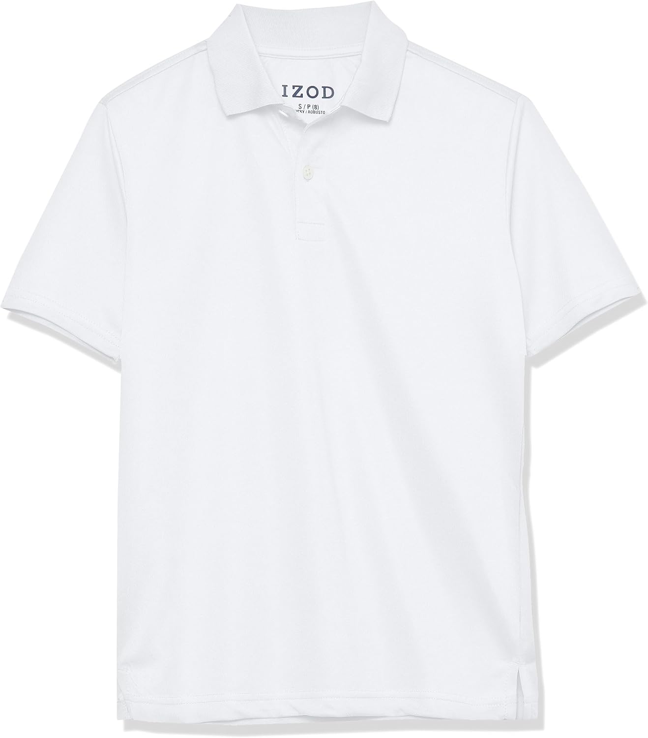 Izod Boys’ School Uniform Performance Short Sleeve Solid Polo